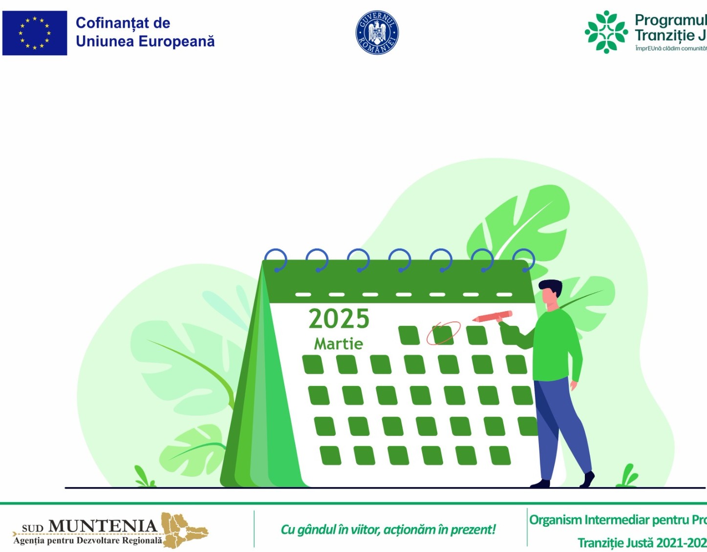 A fost publicat calendarul actualizat al apelurilor de proiecte din cadrul Programului Tranziţie Justă 2021-2027